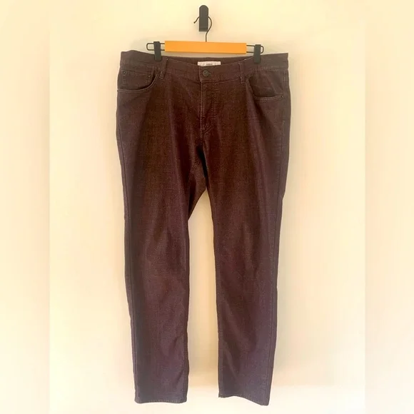 Stylish Brax Chuck Modern Feel Good Cotton/Poly Blend Men’s Brown Pant size XL - Picture 1 of 14